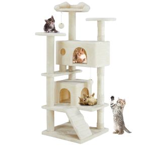 Arbre Chat Multifonctionnel Parcours Escalade