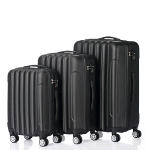 Ensemble Bagages 3 en 1 Noir
