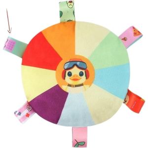 Jouets pour chien en peluche, frisbee interactif avec clochettes