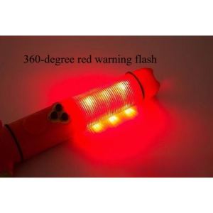 Marteau sécurité auto rouge/jaune lampe