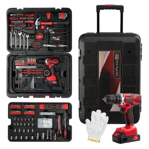 Ensemble perceuse 21V 599 pièces