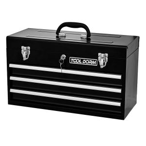 Boîte à outils métal 20.3po 2-4 tiroirs noir-rouge
