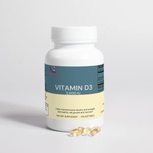 Vitamine D3 2000 UI femmes solidité osseuse