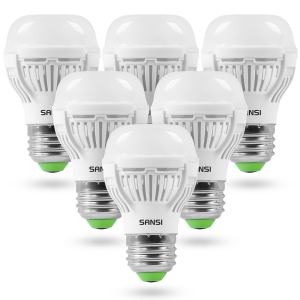 SANSI ampoule LED 60W 900lm céramique 22 ans E26 A15