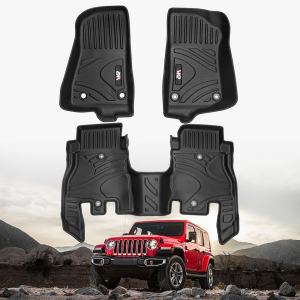 Tapis auto TPE imperméable Jeep Wrangler JL 2018