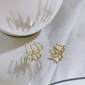 Boucles d'oreilles design niche célébrité mode femme
