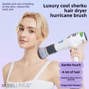 Brosse cheveux compatible sèche-cheveux barbier