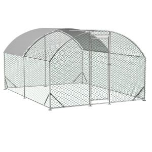 Grand poulailler métal 9,84x13,12x6,56pi couverture dôme