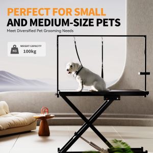 Table toilettage chien ajustable 50 po