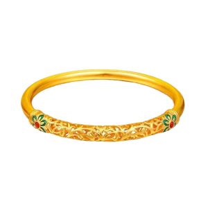 Bracelet femme cuivre émaillé Dunhuang