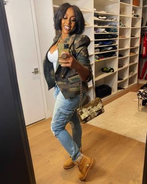 Veste camouflage femme double boutonnage