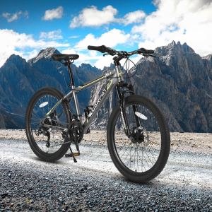 Vélo montagne 24", 21 vitesses, freins disque, suspension