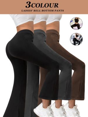 3pcs Legging Yoga Rehaussant Taille Haute Stretch