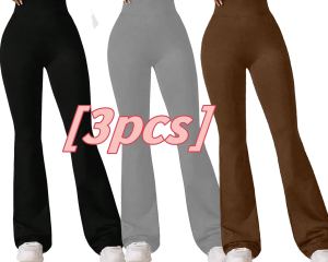 3 leggings taille haute requin yoga épurés