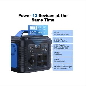 Générateur batterie lithium 296Wh 80000mAh camping RV