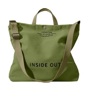 Sac Toile Noir Capacité Grand Épaule Qualité