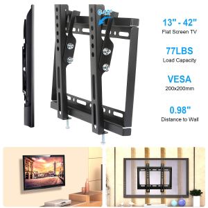 Support TV mural 13-42", VESA 200x200mm, inclinable