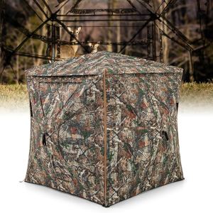Abri chasse 5-en-1, 2-3 personnes, puits de lumière