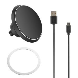 Chargeur auto Qi sans fil magnétique téléphone Galaxy S10