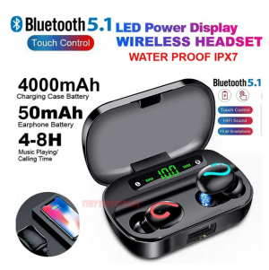 Écouteurs Bluetooth 5.1 TWS IPX7 Stéréo Mini