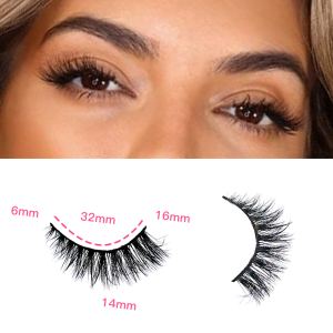 Faux-cils 3D multicouches réalistes, doux et confortables