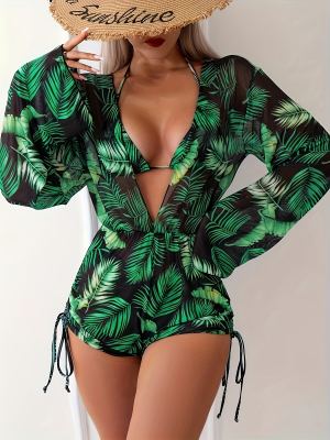 Maillot de bain 2 pièces casual pour femmes P468-06