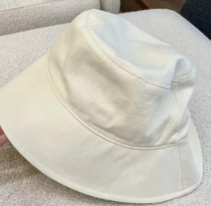 Chapeau seau coton large unisexe été