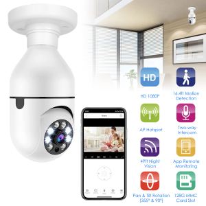Caméra ampoule WiFi E27 1080P FHD surveillance audio bidirectionnel