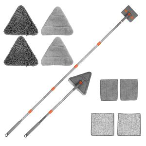 Nettoyeur plinthe 2 en 1 mop mural poignée extensible