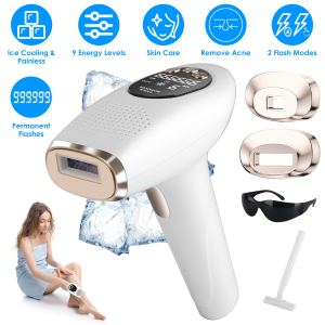Épilation laser IPL refroidissement 999999 flashes 9 niveaux