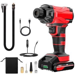 1 x compresseur air portable 150PSI rechargeable 12V LED