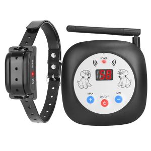 Clôture électrique chien 328FT GPS, beep/vibration, 3 colliers