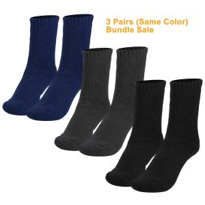 3 paires chaussettes laine thermiques homme hiver