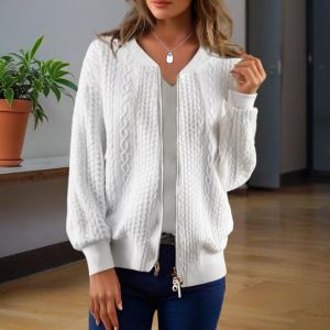 Veste baseball jacquard femme printemps légère