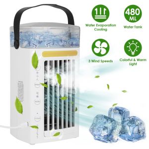 Climatiseur portable 4 en 1 ventilateur brumisateur 3 vitesses