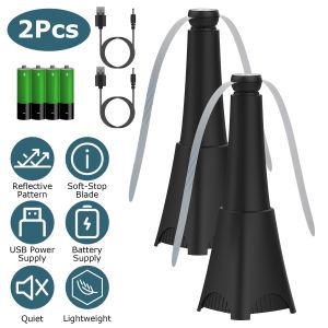 2 pièges mouches portables ventilateur rechargeable batterie