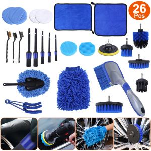 Ensemble de brossage détaillage auto 26 pcs
