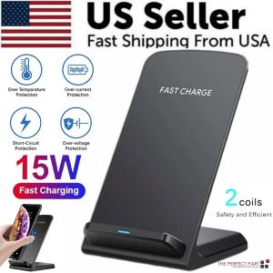 Chargeur sans fil Qi rapide Galaxy téléphone