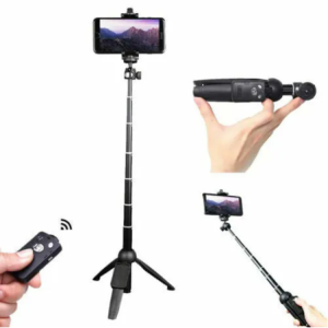 Bâton selfie trépied 40" Bluetooth télécommande iPhone Android