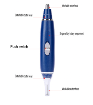 Tondeuse électrique oreille barbe nez sourcils