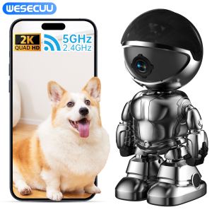 Caméra robot intelligente 3MP WiFi, moniteur bébé, sécurité