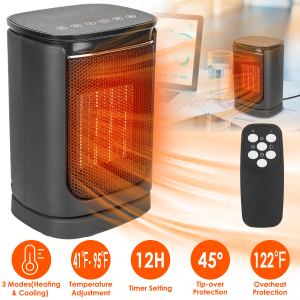 Chauffage espace électrique 1500W céramique 90° oscillant