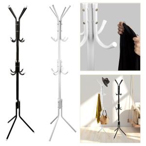 Porte-manteau debout organisateur noir-blanc
