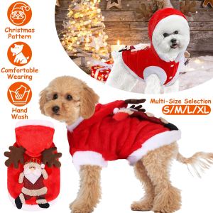 Costume Noël Père Noël/rennes pour petit/moyen chien