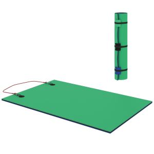 9 X 6 Lily Pad Water Mat For 2 Adults, Floating Water Pad For Lake, Pool, Ocean, Beach, And Boating, Green
