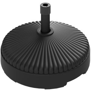 Base parapluie patio rond, robuste, remplissage jusqu'à 62lb ou 51lb eau