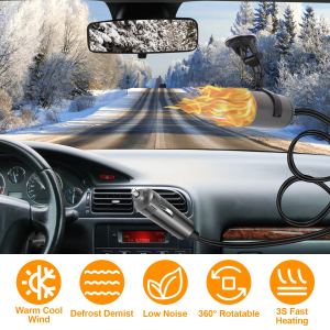 Chauffeur auto 12V 150W/24V 216W 2en1 rotatif cordon