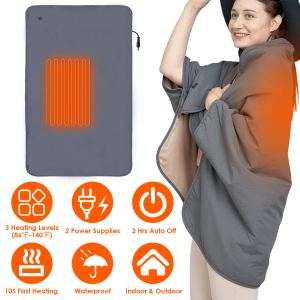 Couverture chauffante électrique 53,5x37,8po 3 niveaux