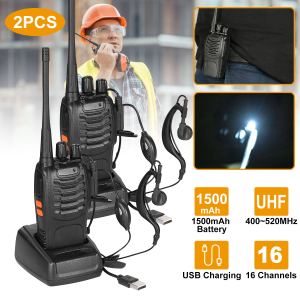 2x Baofeng BF-888S Talkie-Walkie UHF 16CH