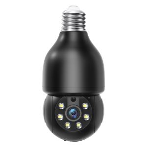 Caméra ampoule E27 PTZ 3MP 360° CCTV sécurité